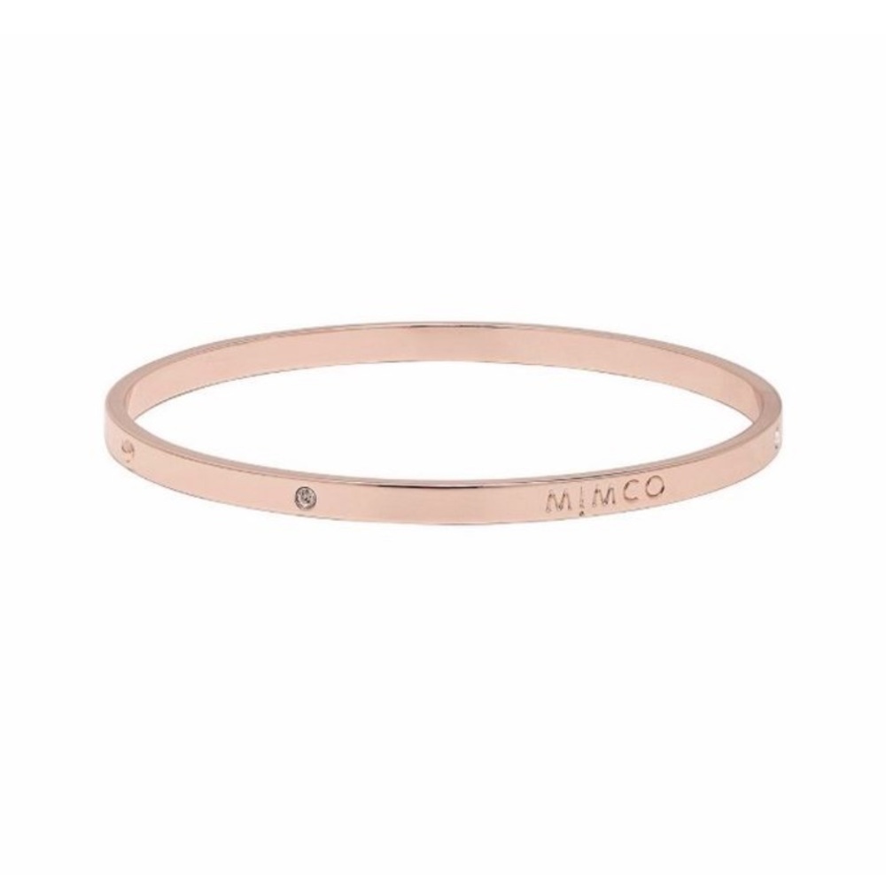 Mimco Rose Gold Neutrino Bangle